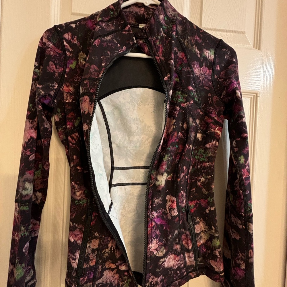 Lululemon Scuba Material, Floral Jacket